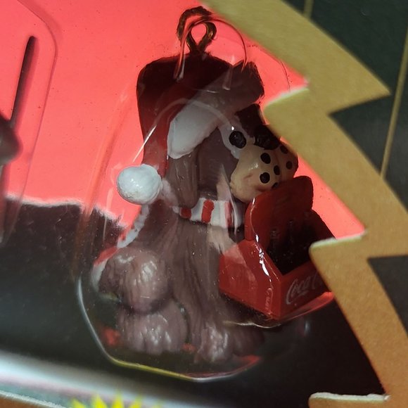 Coca Cola Trim A Tree Collection Elf Flying Airplane Dog Carrying Coke Bottles - Picture 5 of 11